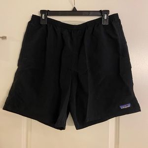 2015 PATAGONIA MEN’S SIZE M 6” INSEAM BAGGIES SHORT LINED STY58033SP15 - BLACK